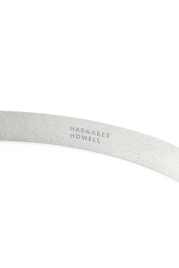 WHITE LEATHER BELT