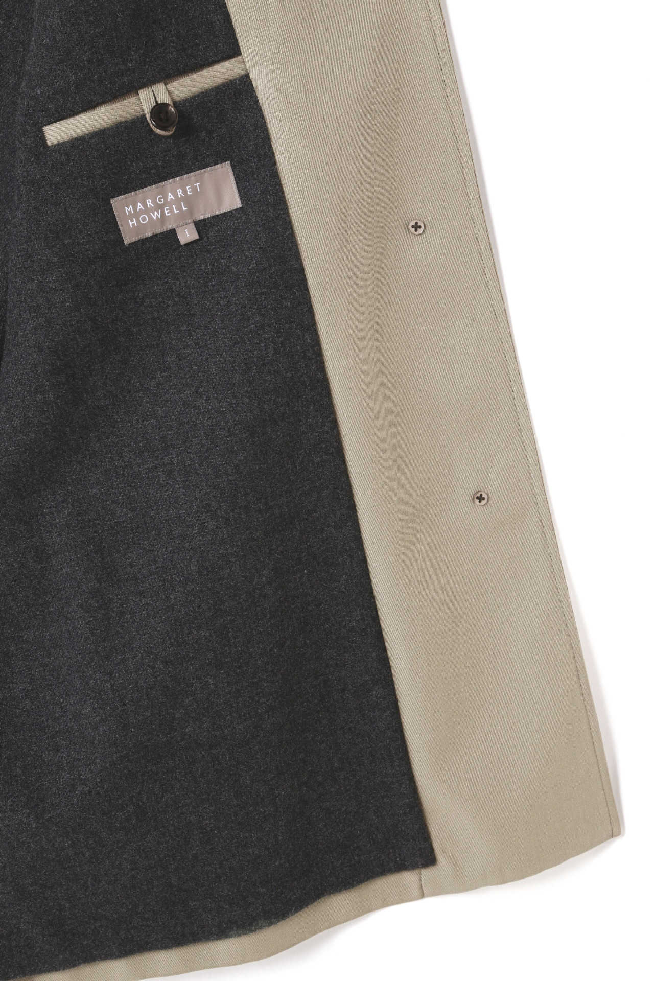 WOOL COTTON GABARDINE