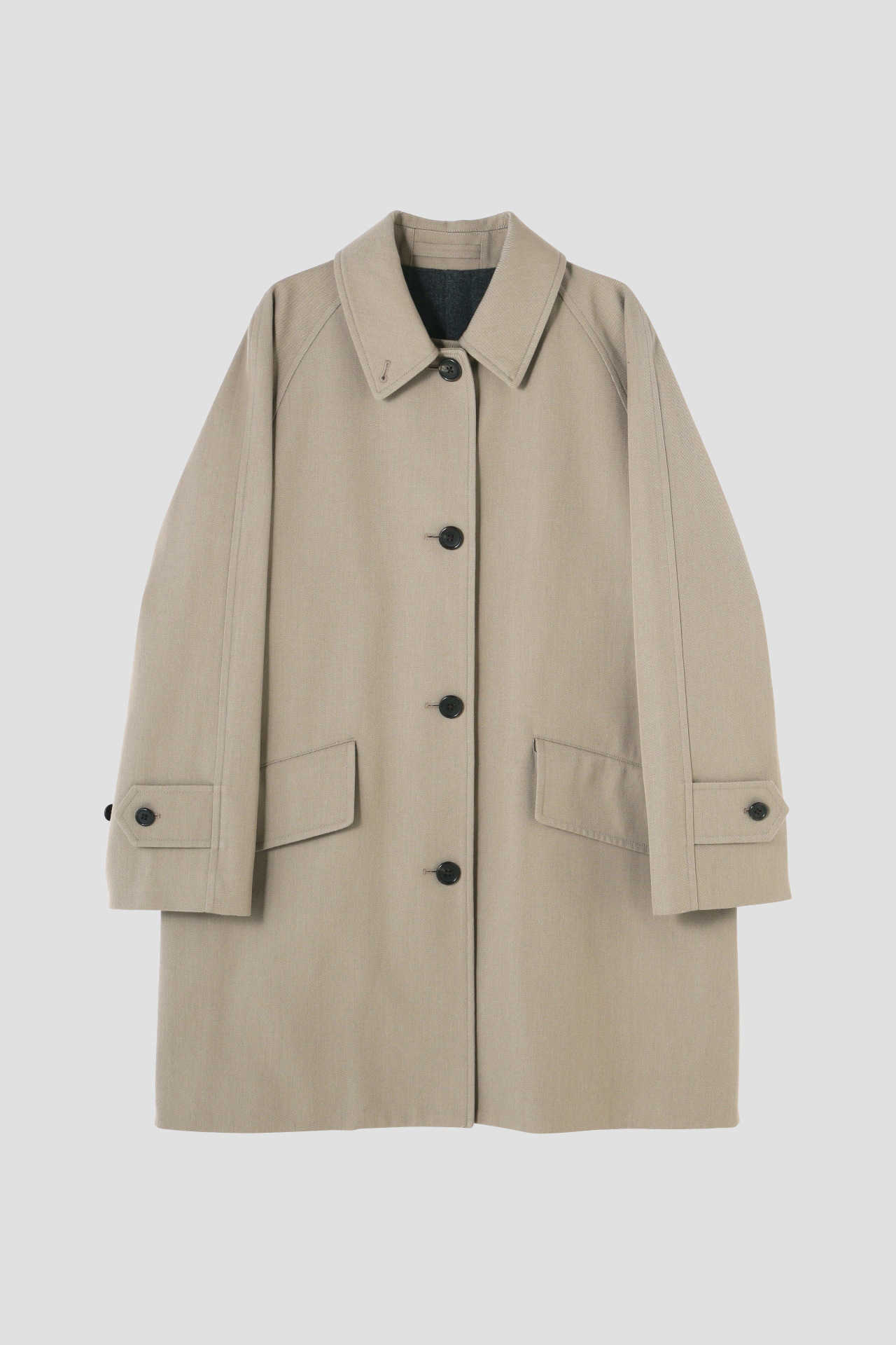 WOOL COTTON GABARDINE