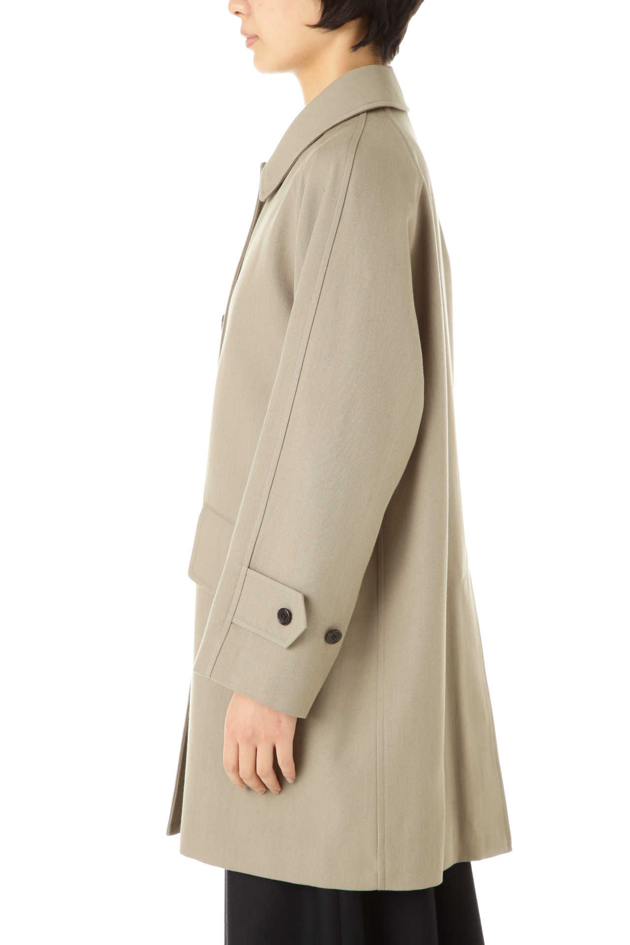 WOOL COTTON GABARDINE