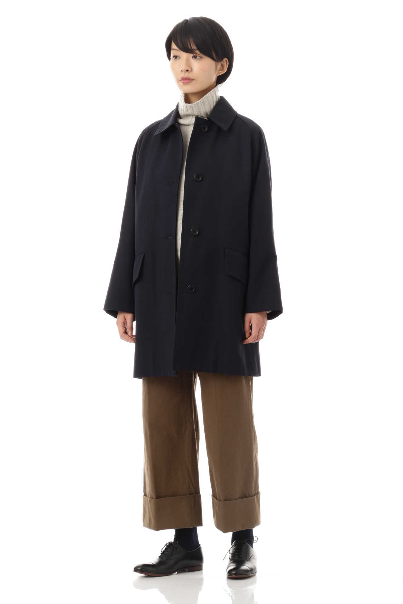 WOOL COTTON GABARDINE