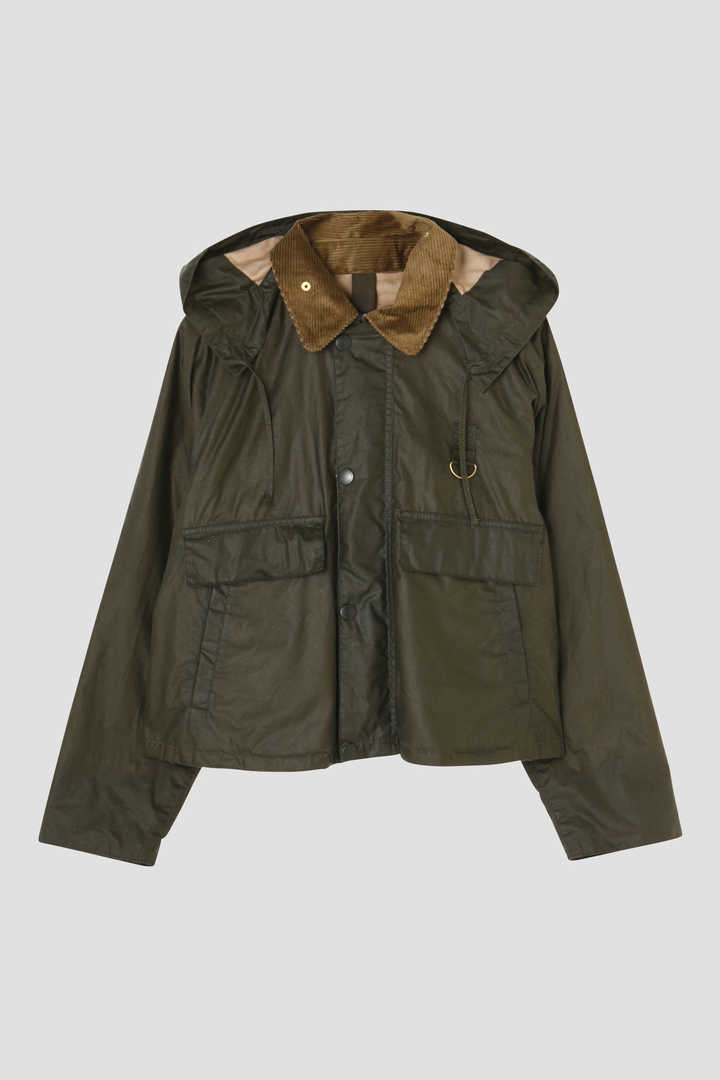 フードフードありBarbour × MARGARET HOWELL  WAXED COTTON