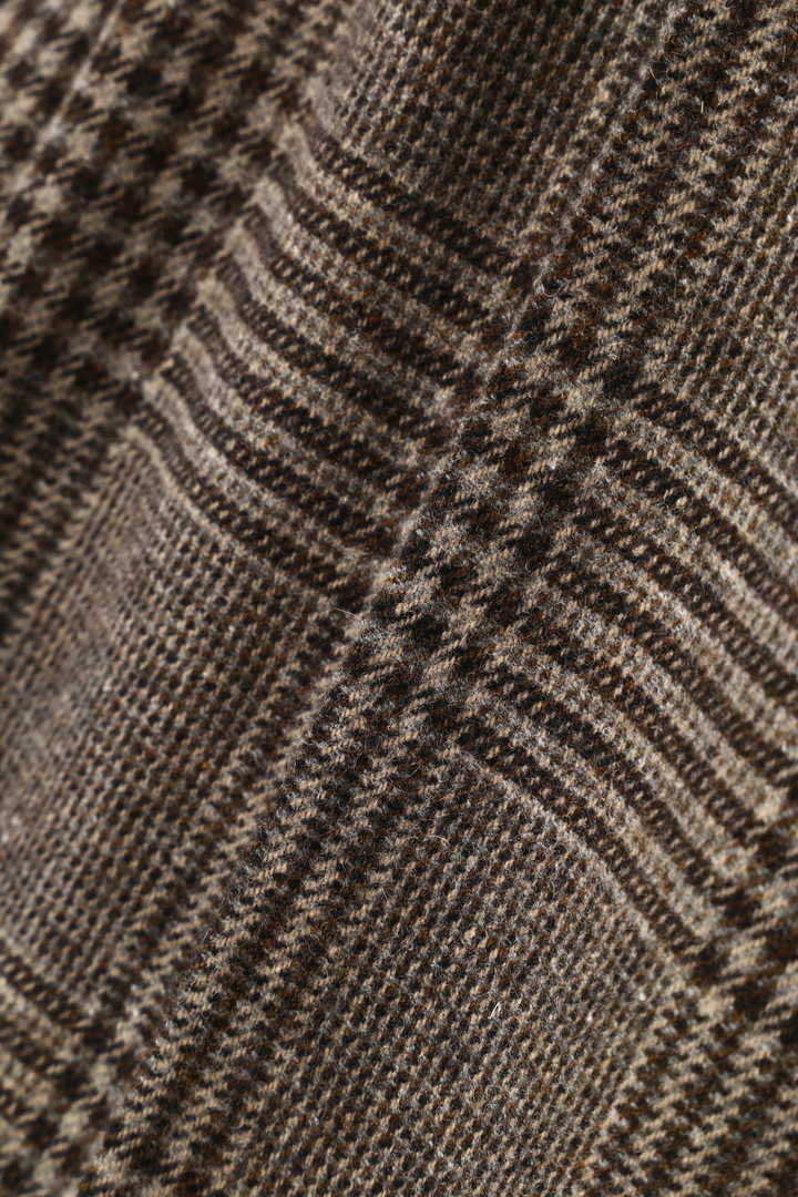 CHECK WOOL TROUSER