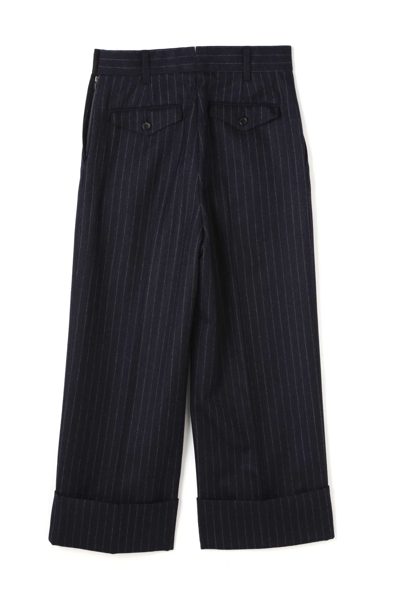 WORSTED WOOL PINSTRIPE