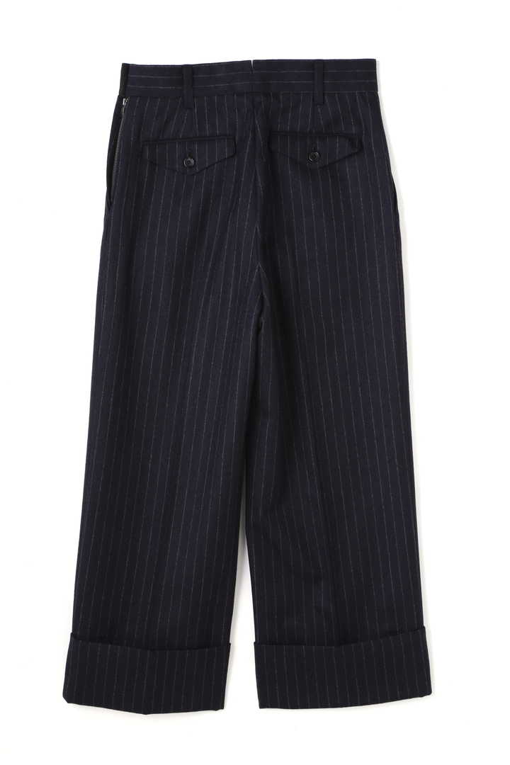 WORSTED WOOL PINSTRIPE