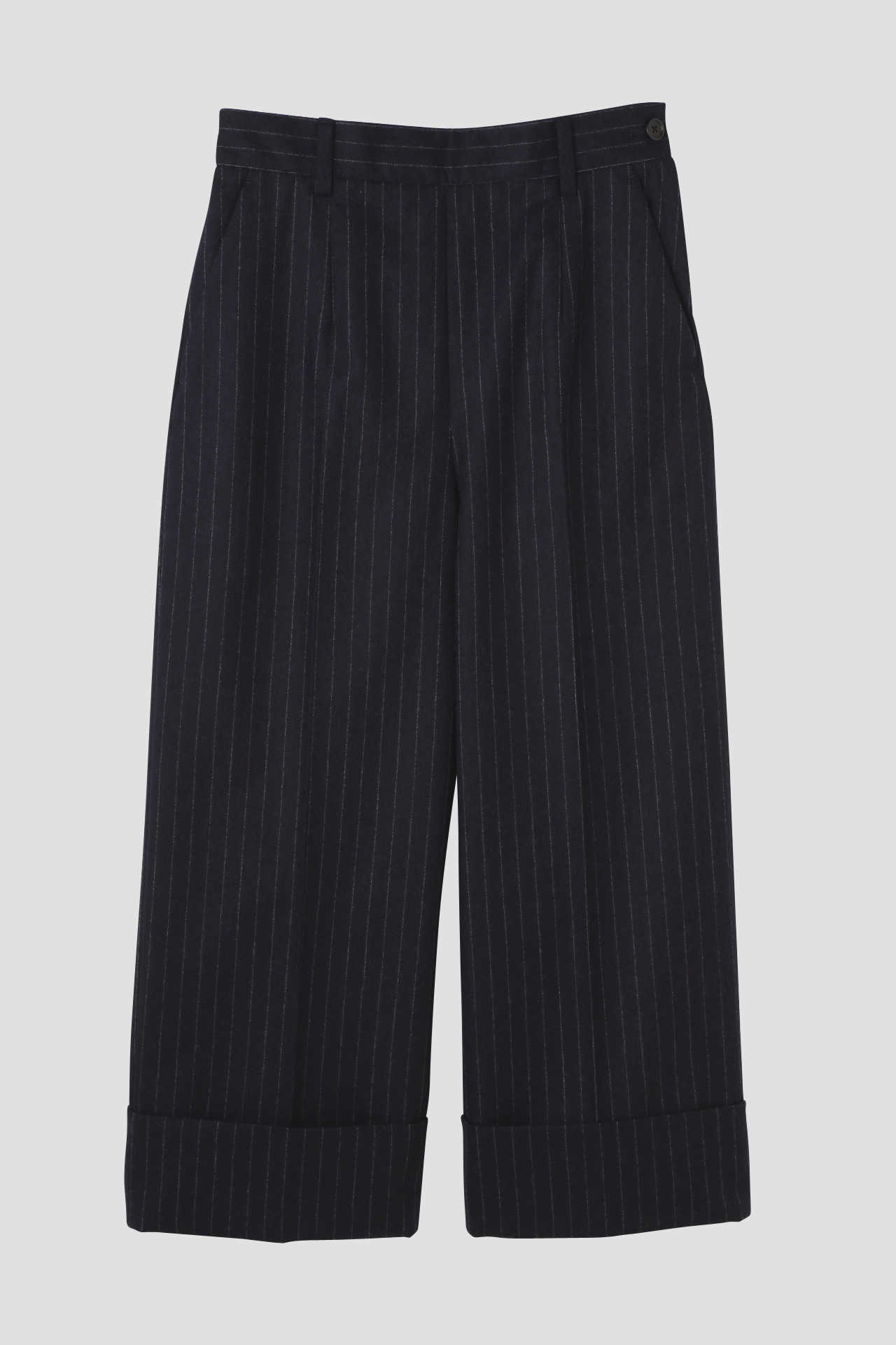 WORSTED WOOL PINSTRIPE