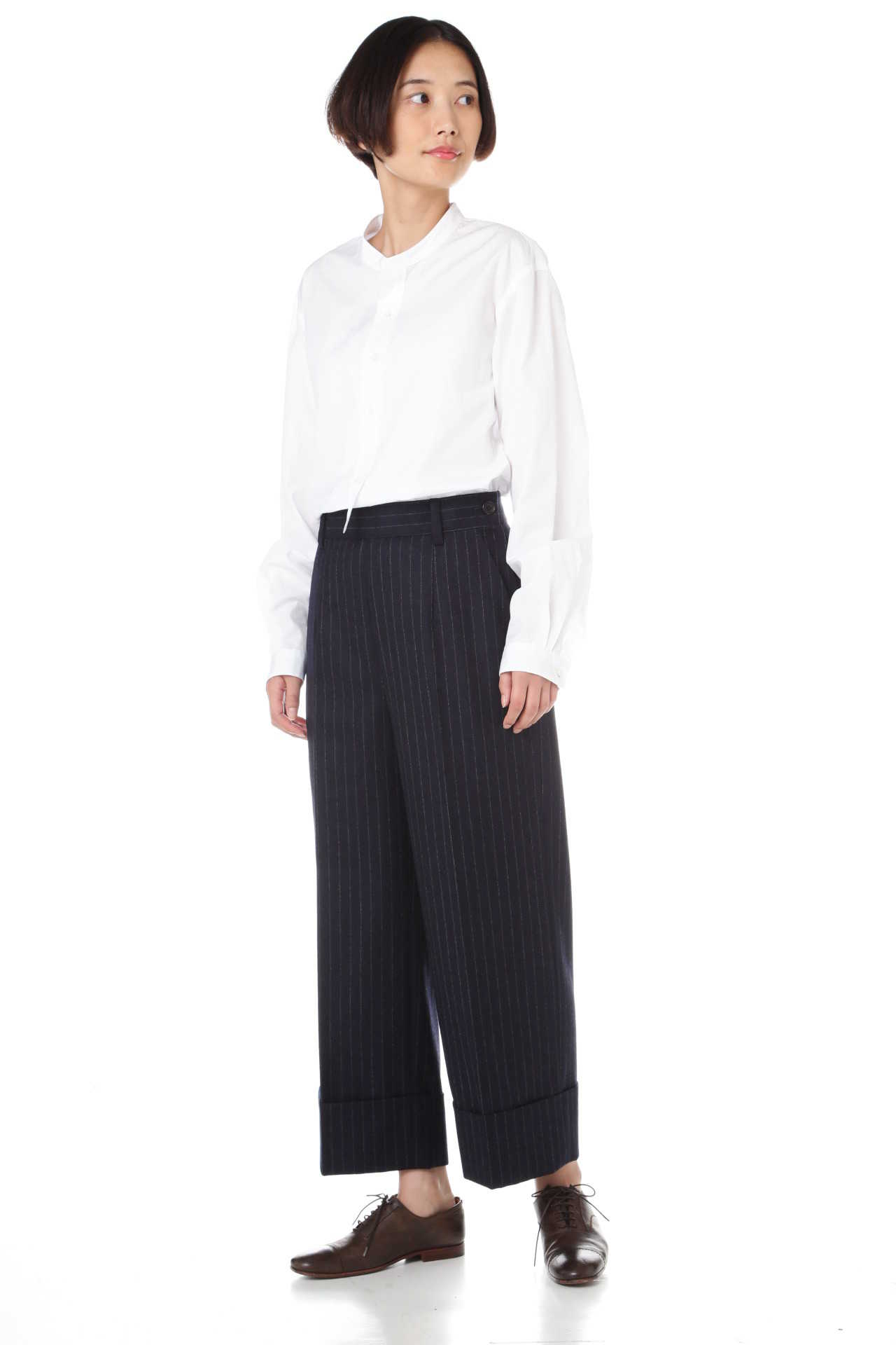 WORSTED WOOL PINSTRIPE