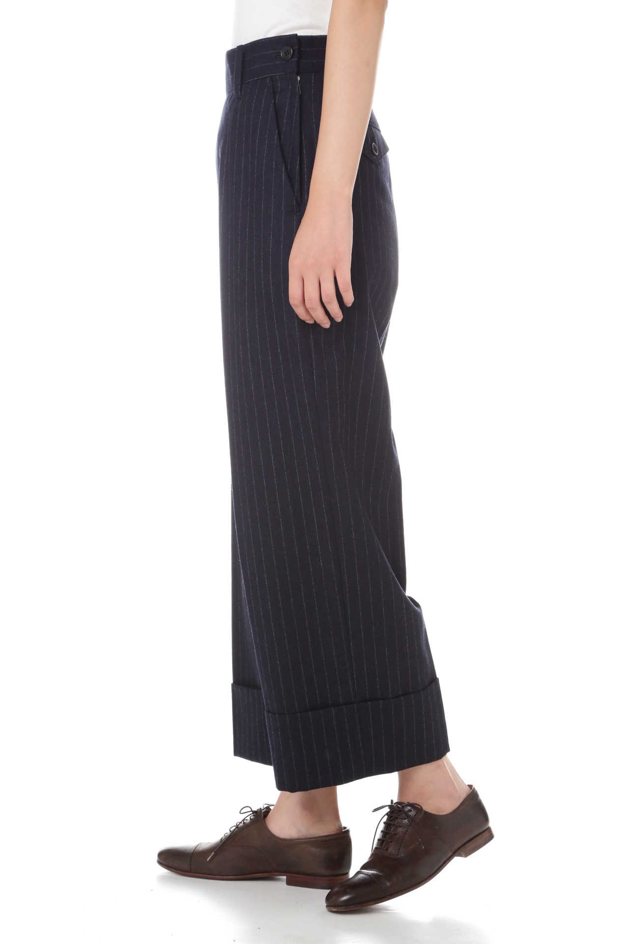 WORSTED WOOL PINSTRIPE