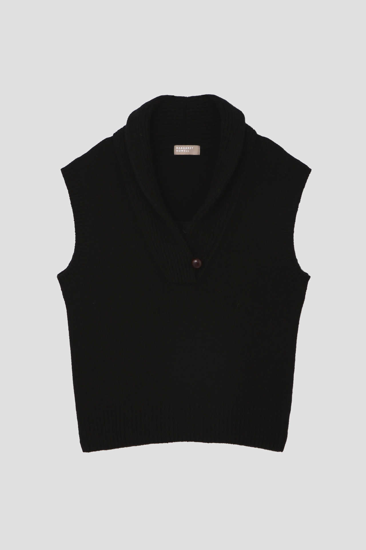 SHAWL COLLAR VEST
