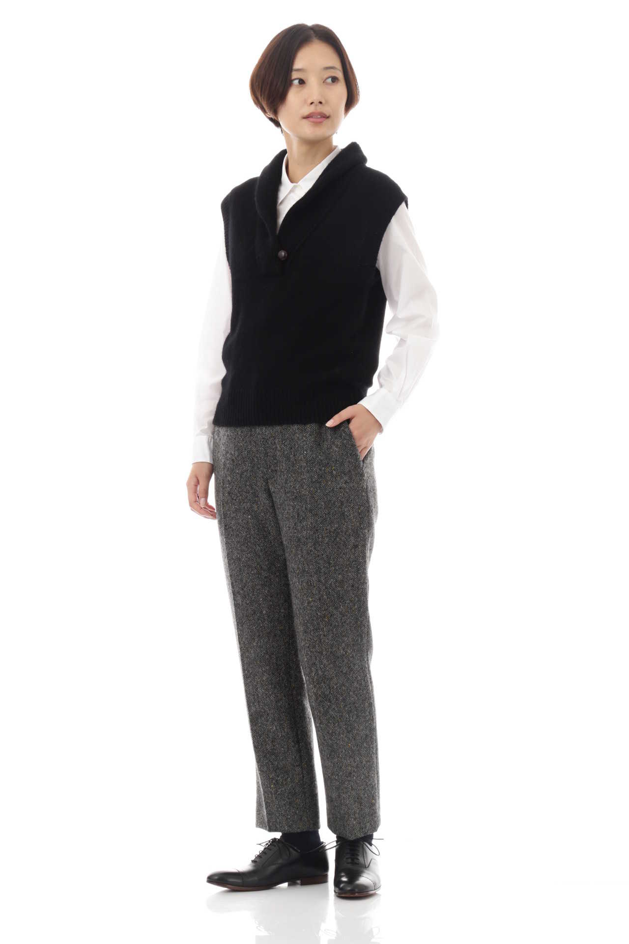 SHAWL COLLAR VEST
