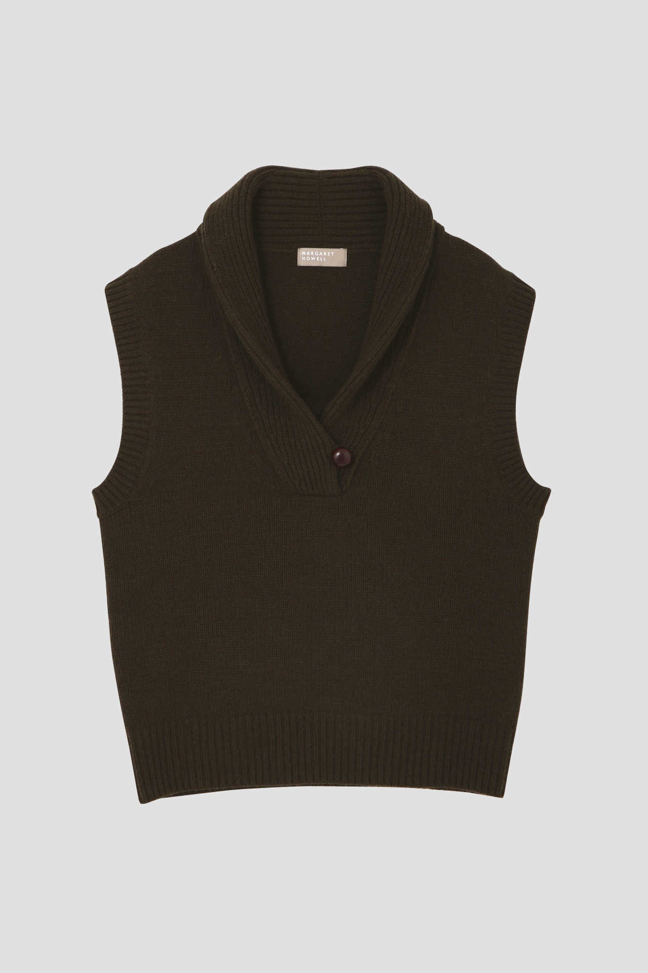 SHAWL COLLAR VEST