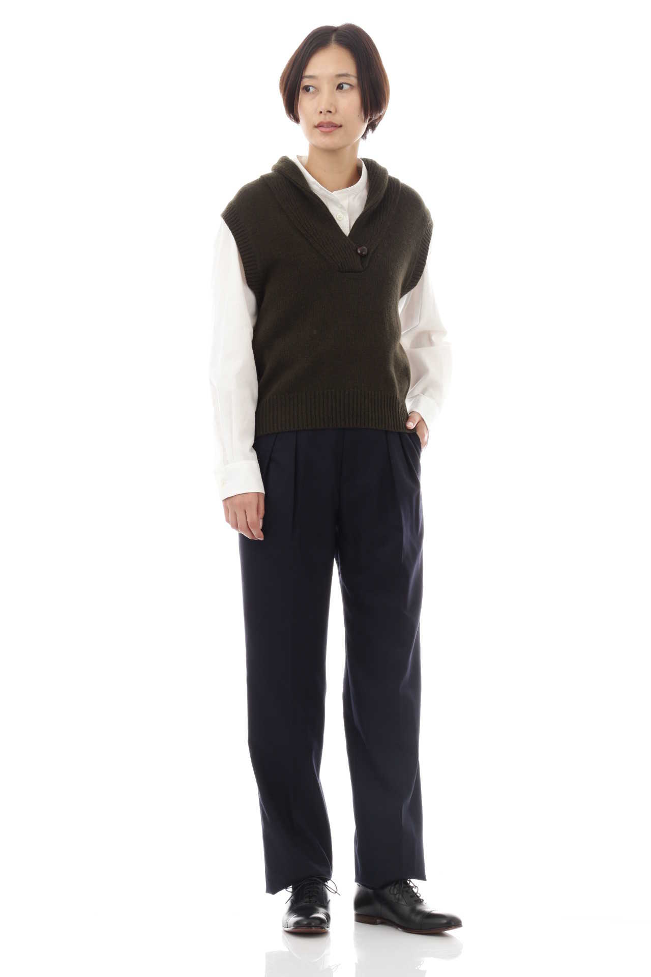 SHAWL COLLAR VEST