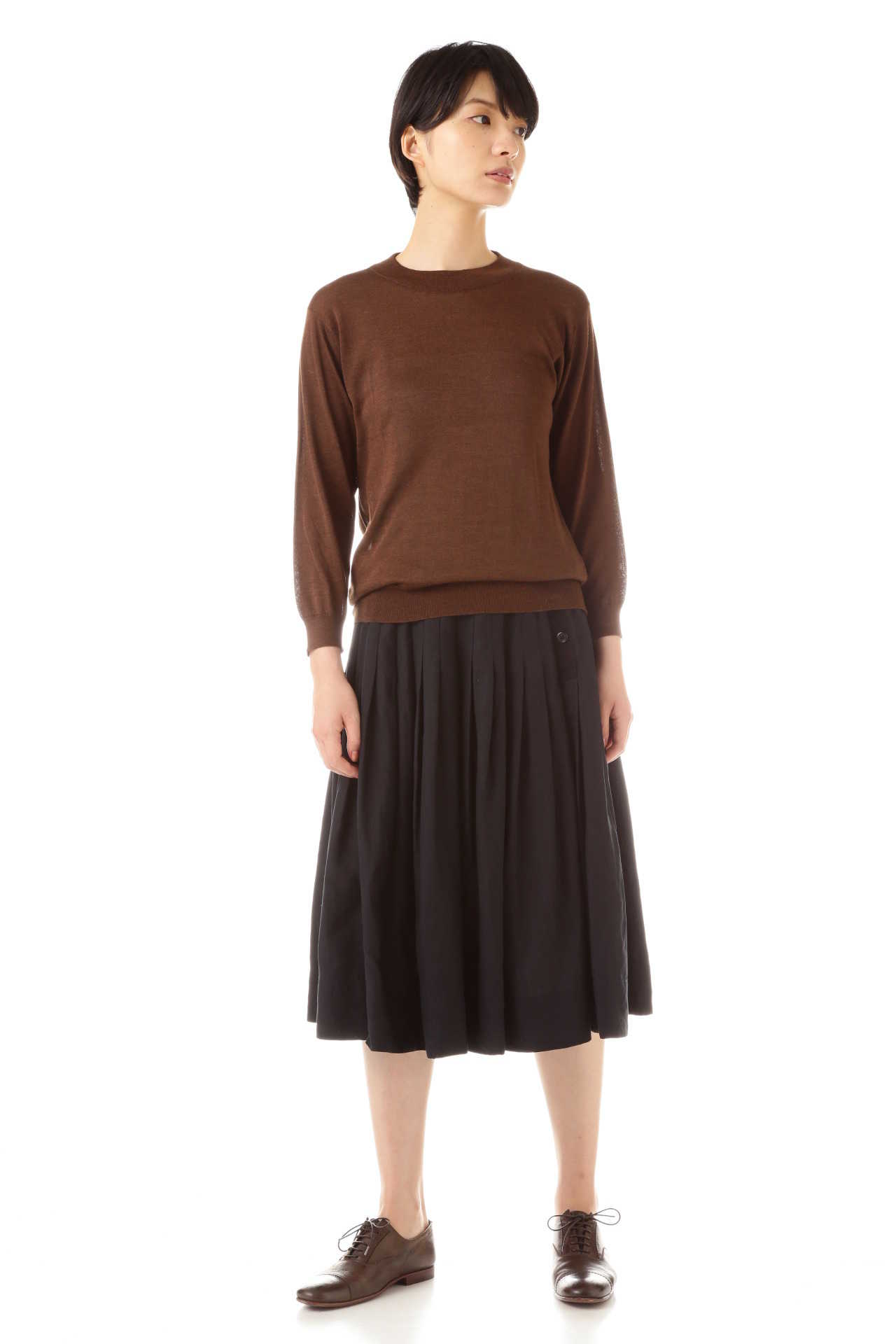 CLOSE NECK T SHIRT