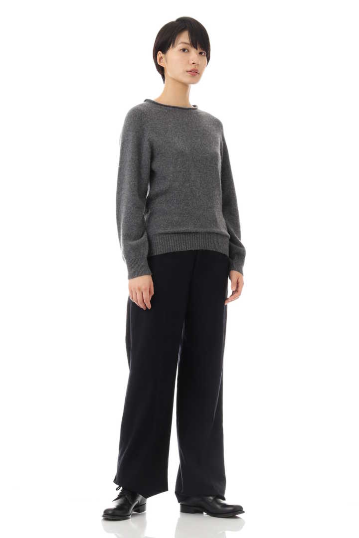 LONG SLEEVE CAST OFF ROLL NECK