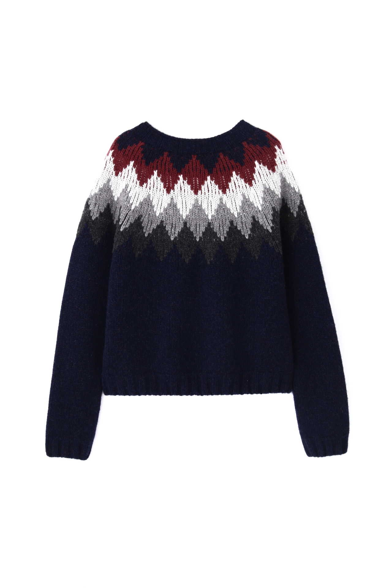 DIAMOND FAIRISLE JUMPER