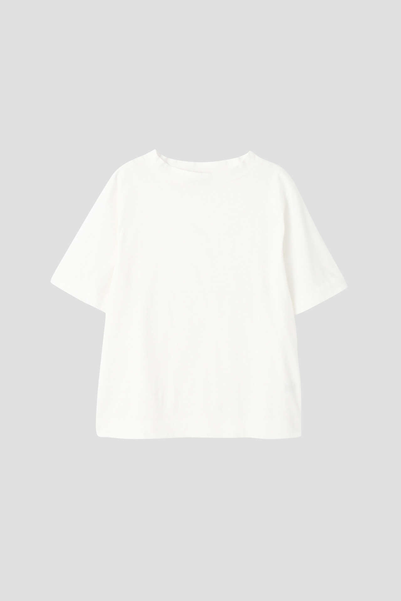 COTTON HIGH NECK T