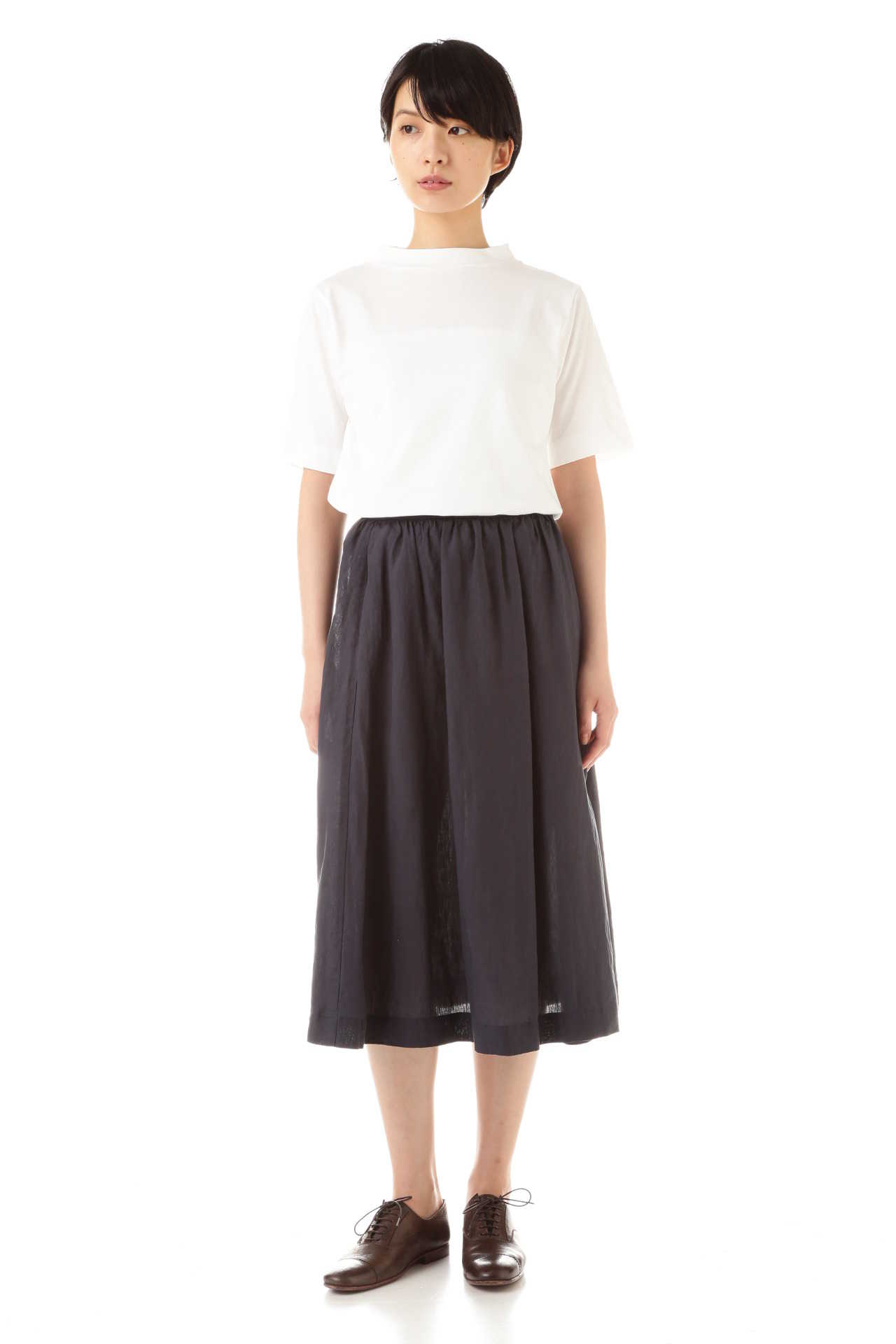 COTTON HIGH NECK T