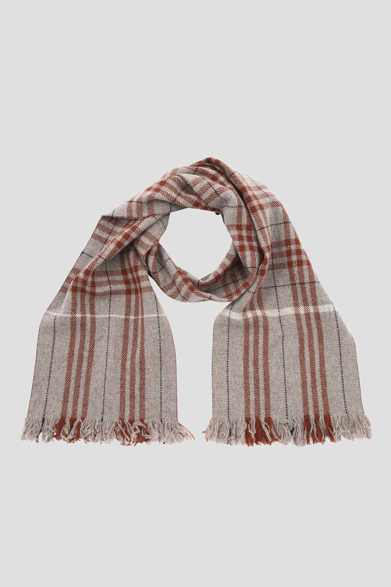 IRREGULAR CHECK SCARF
