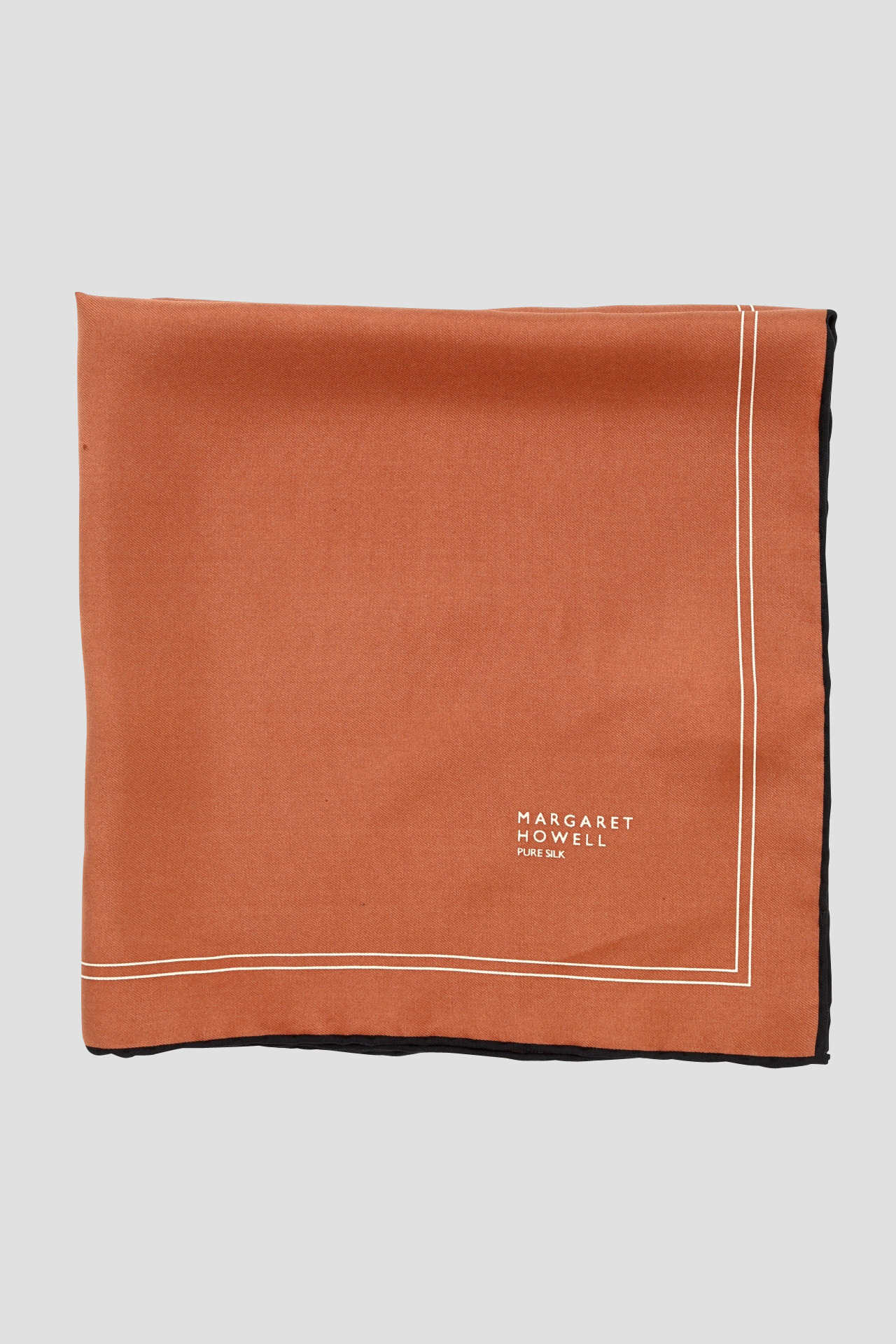 FRAME PRINT SILK SCARF