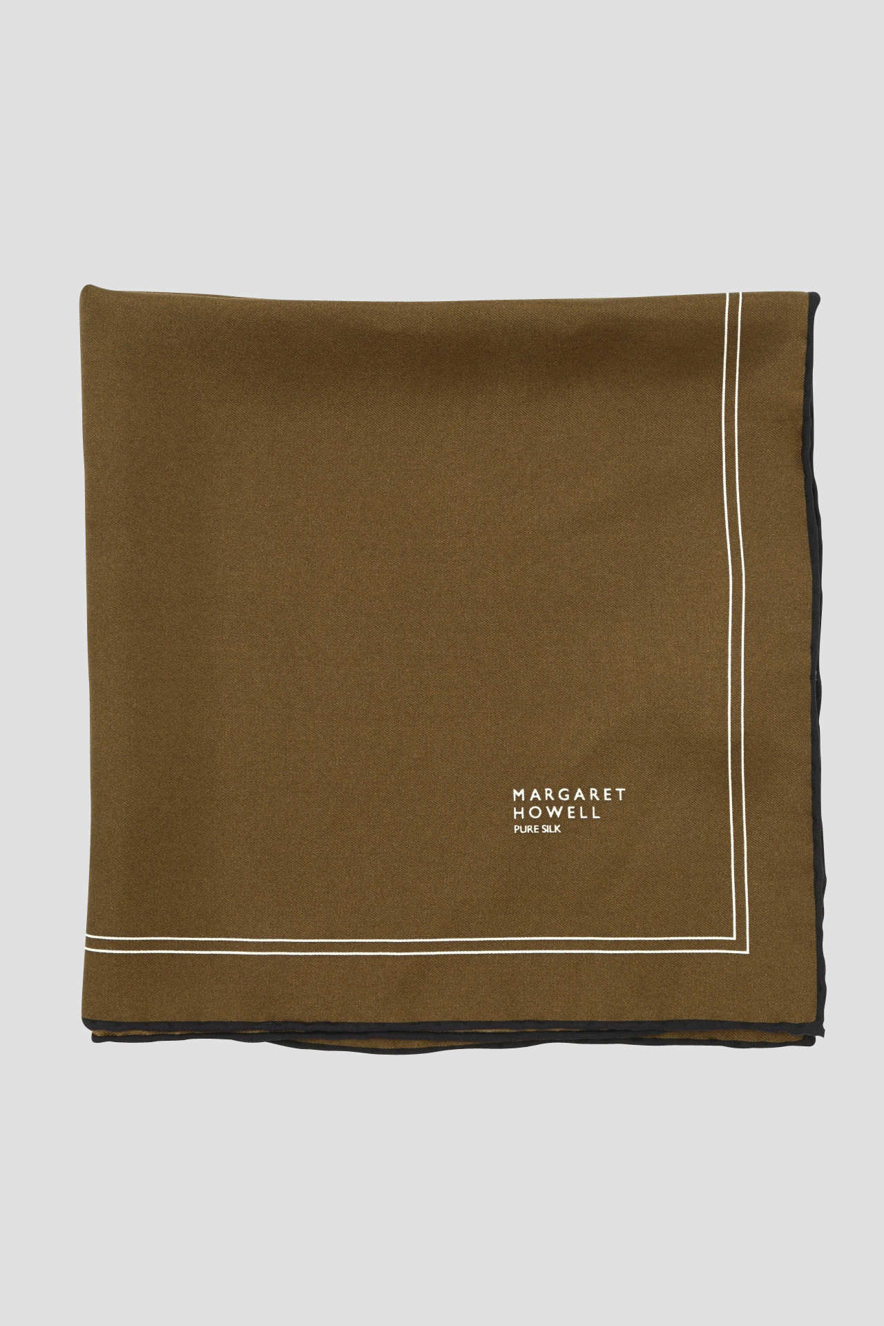 FRAME PRINT SILK SCARF