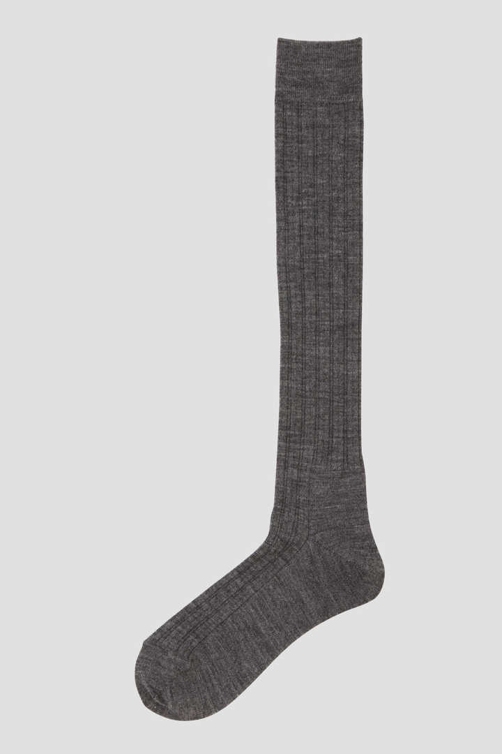 WOOL RIB SOCK
