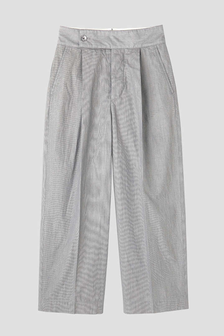 HAIRLINE STRIPE COTTON