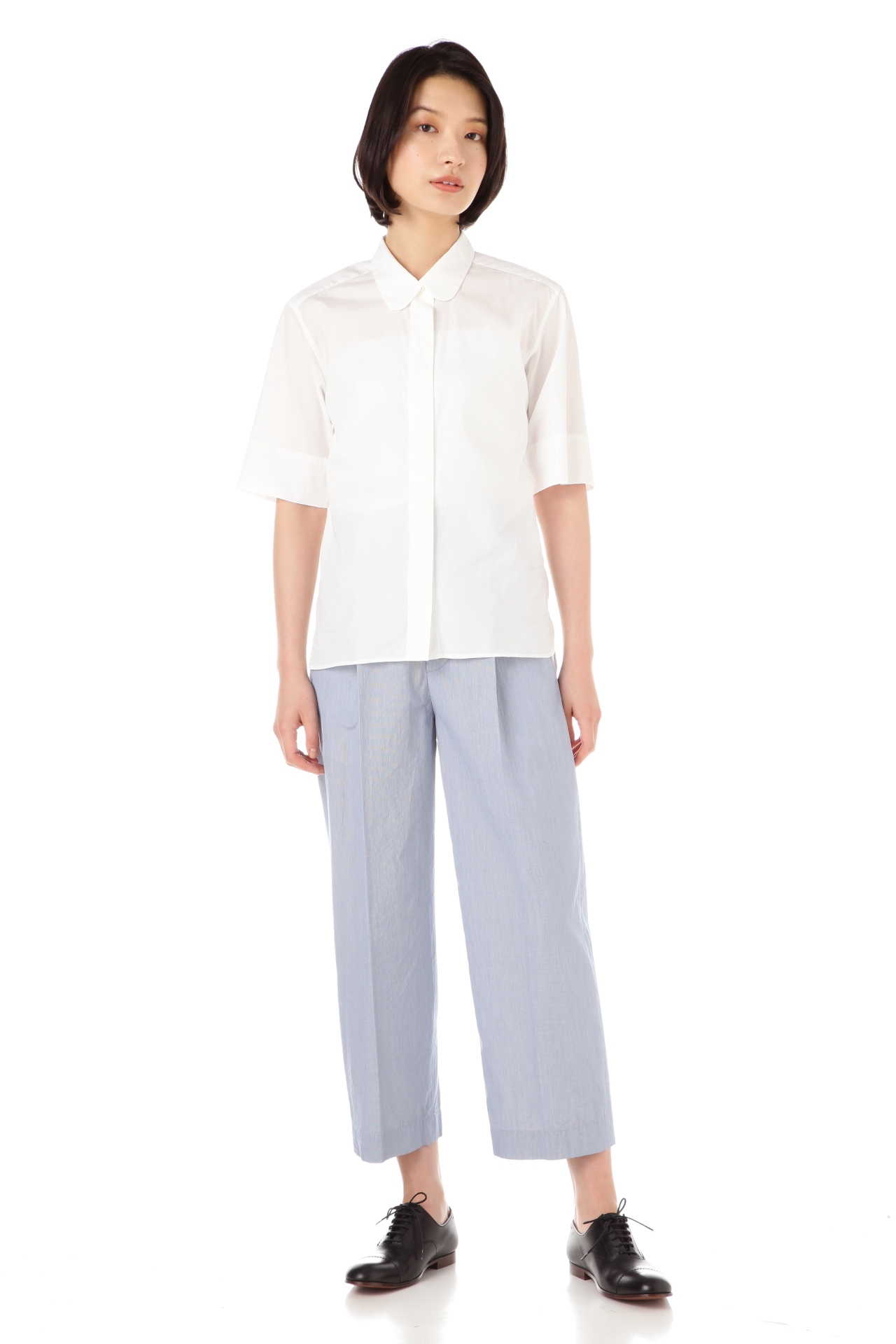 HAIRLINE STRIPE COTTON