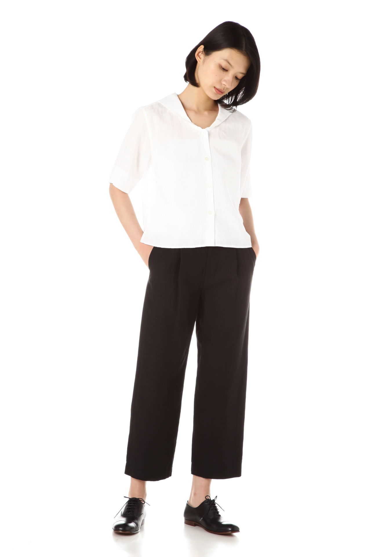 DENSE FINE LINEN POPLIN