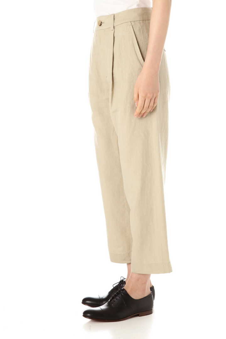 DENSE FINE LINEN POPLIN