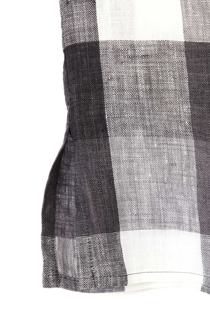 BLOCK CHECK LINEN