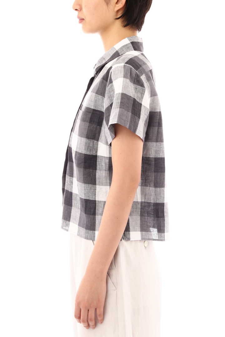 BLOCK CHECK LINEN
