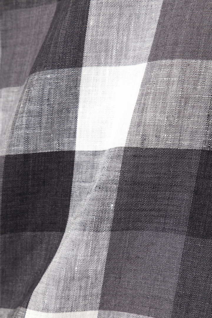 BLOCK CHECK LINEN