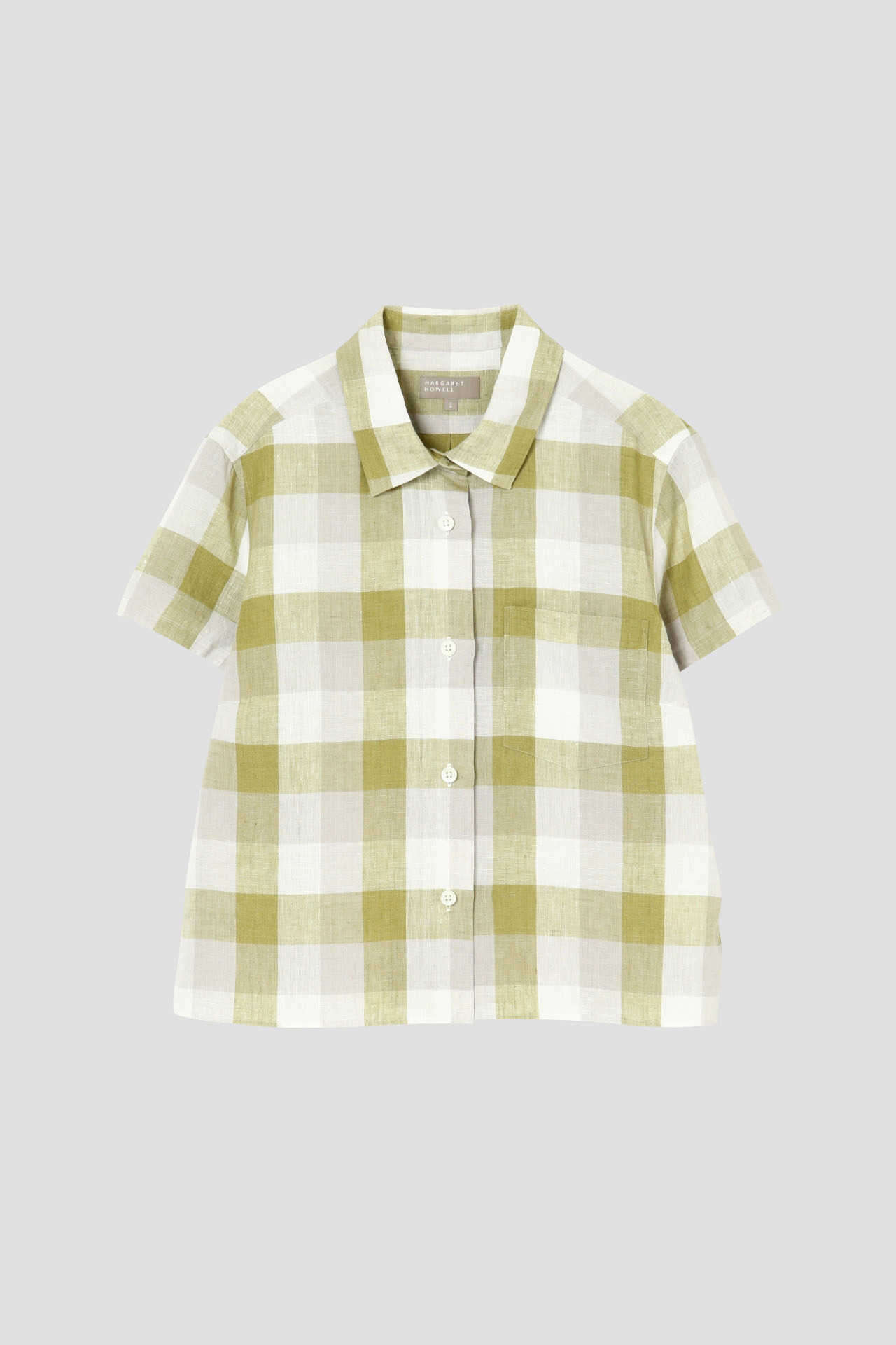 BLOCK CHECK LINEN