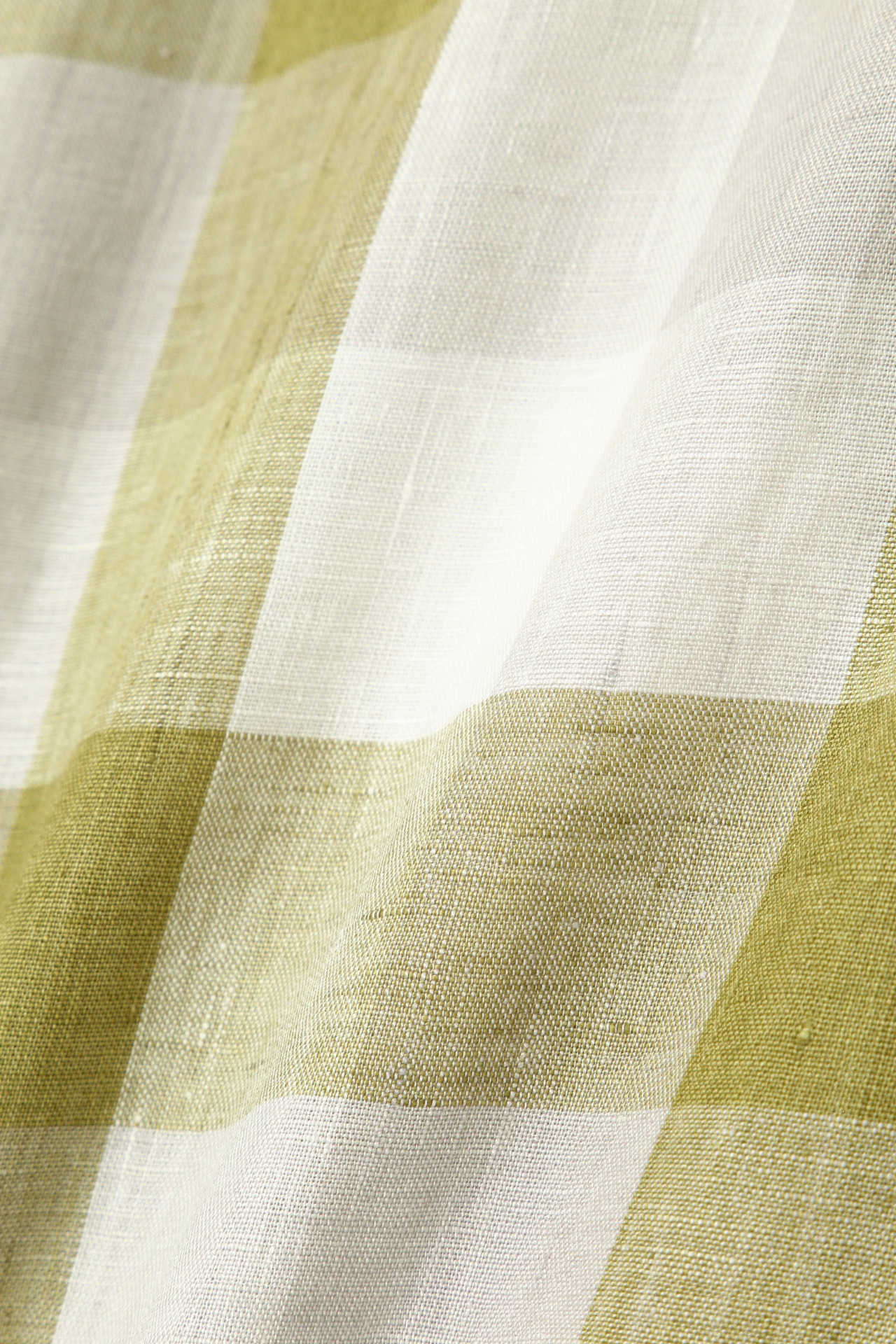 BLOCK CHECK LINEN