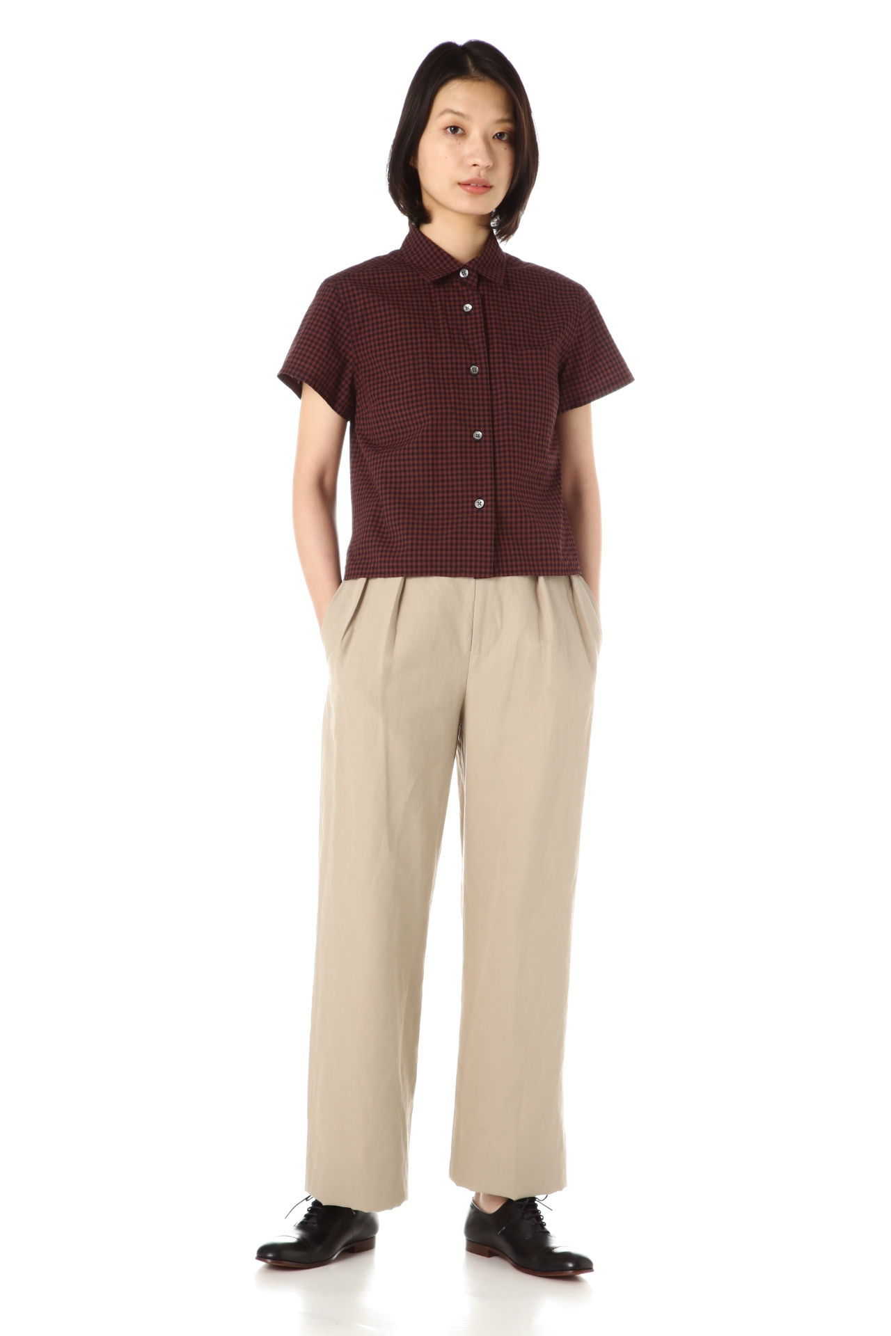 DRY GINGHAMCHECK COTTON