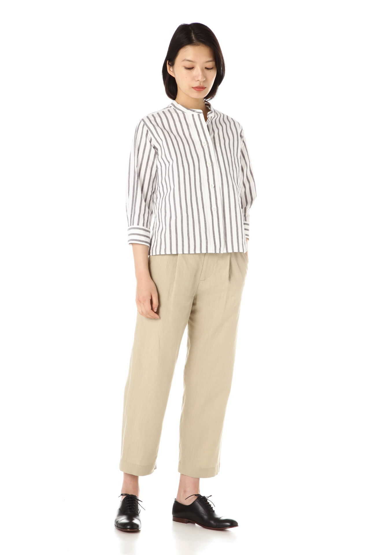 BOLD STRIPE COTTON LINEN