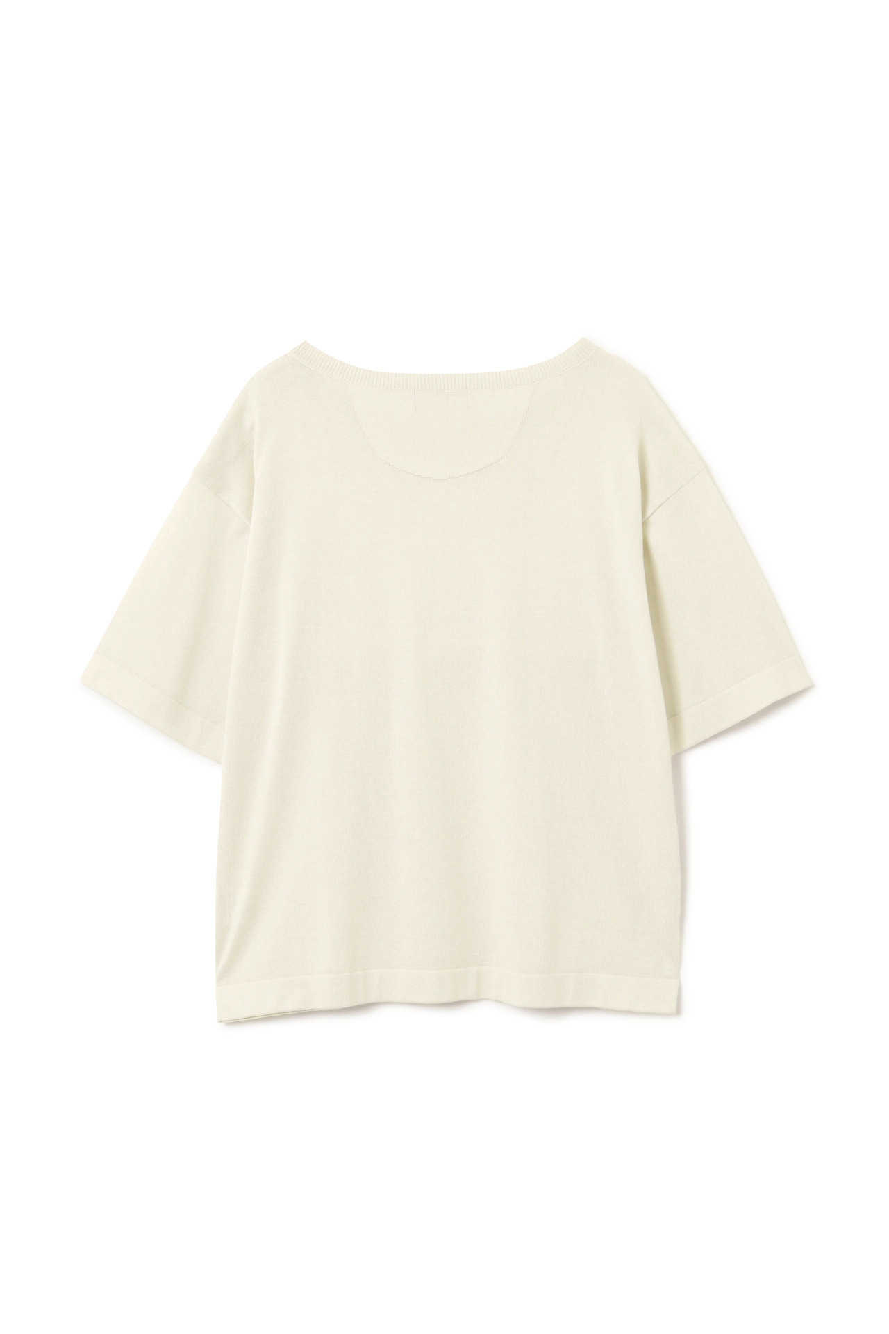 COTTON BOAT NECK T