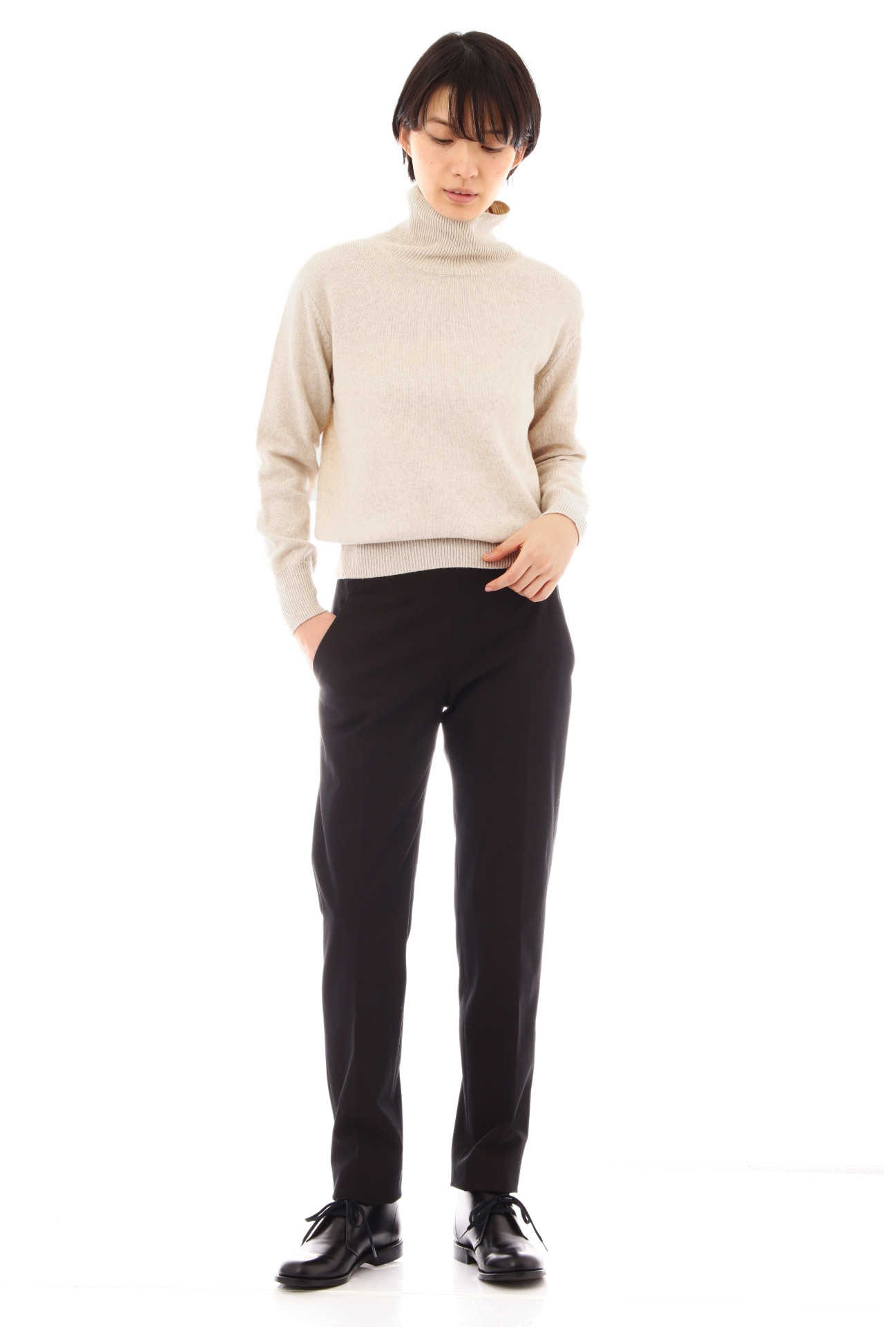 WOOL COTTON TURTLE NECK