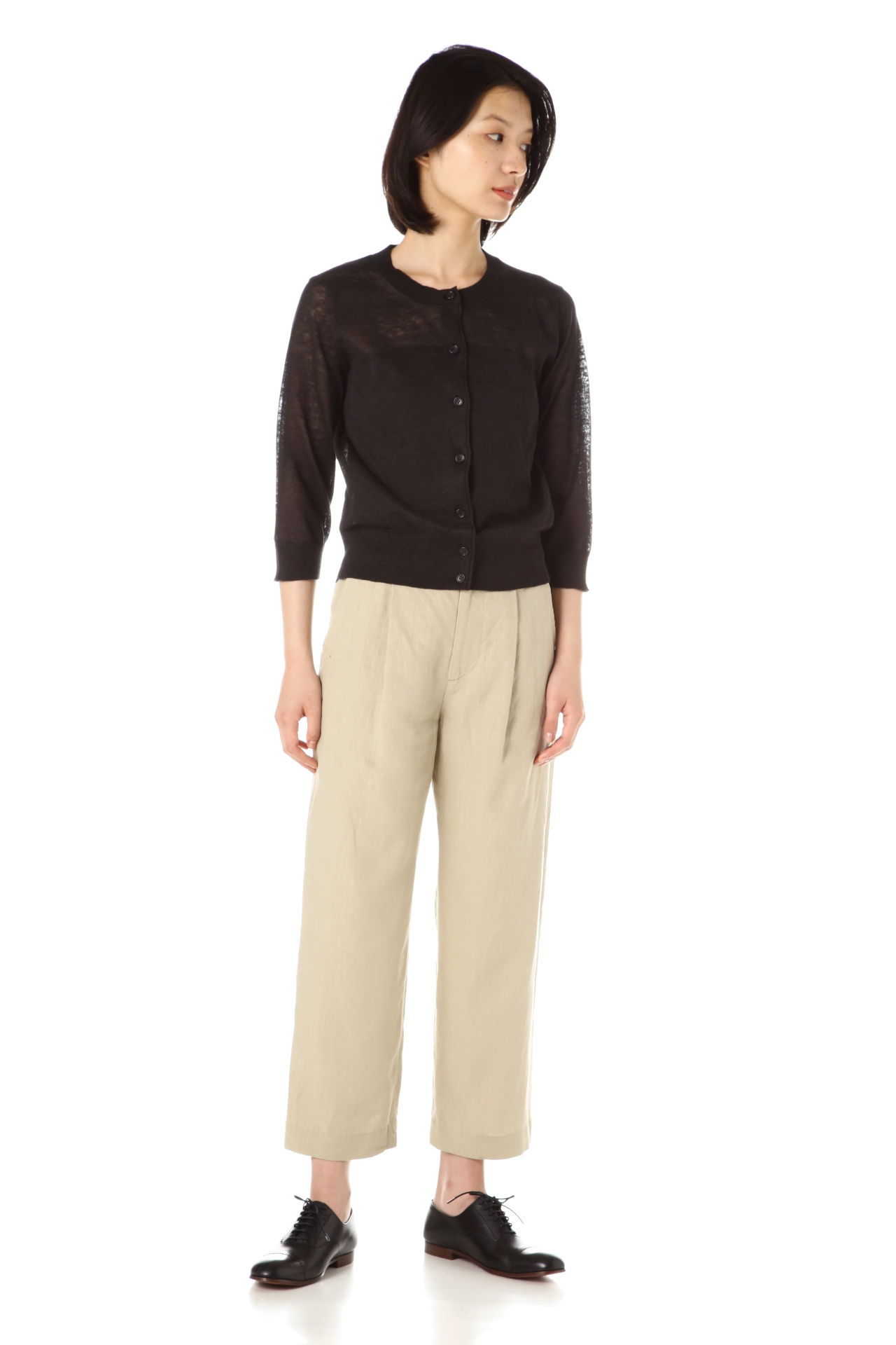 SUPERFINE LINEN CARDIGAN