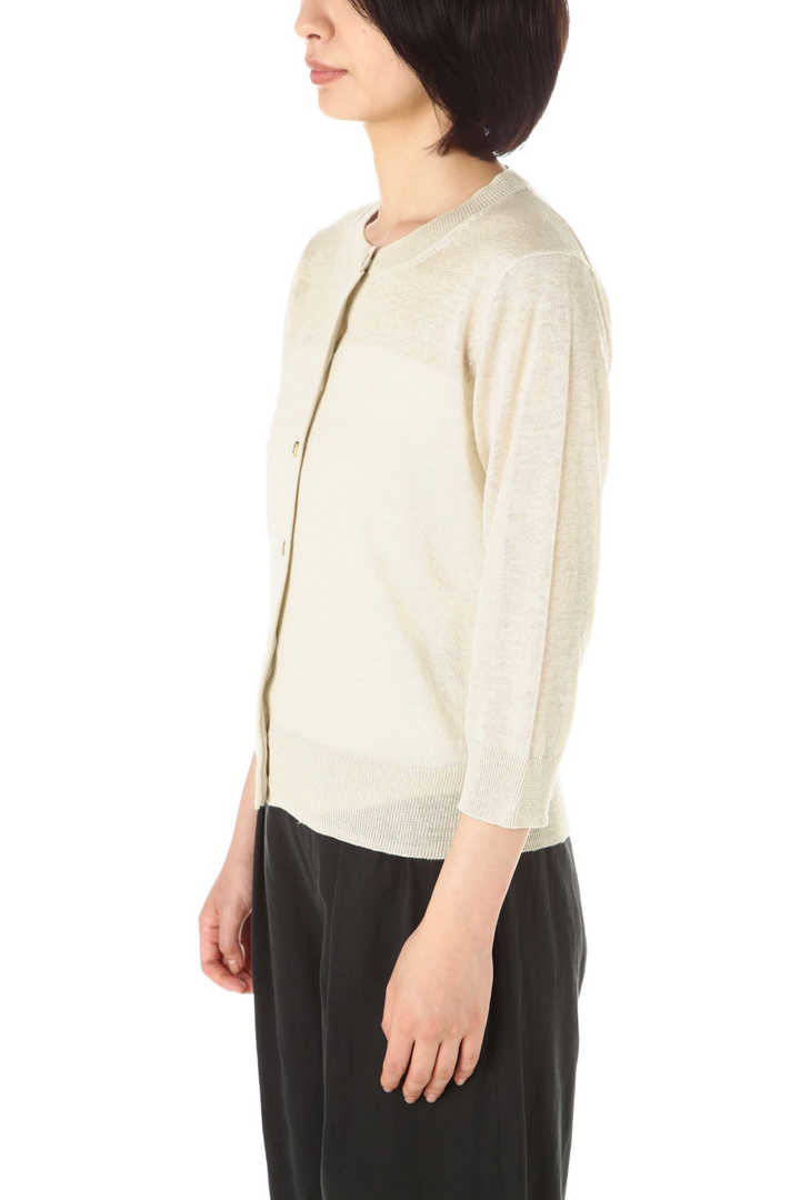 SUPERFINE LINEN CARDIGAN