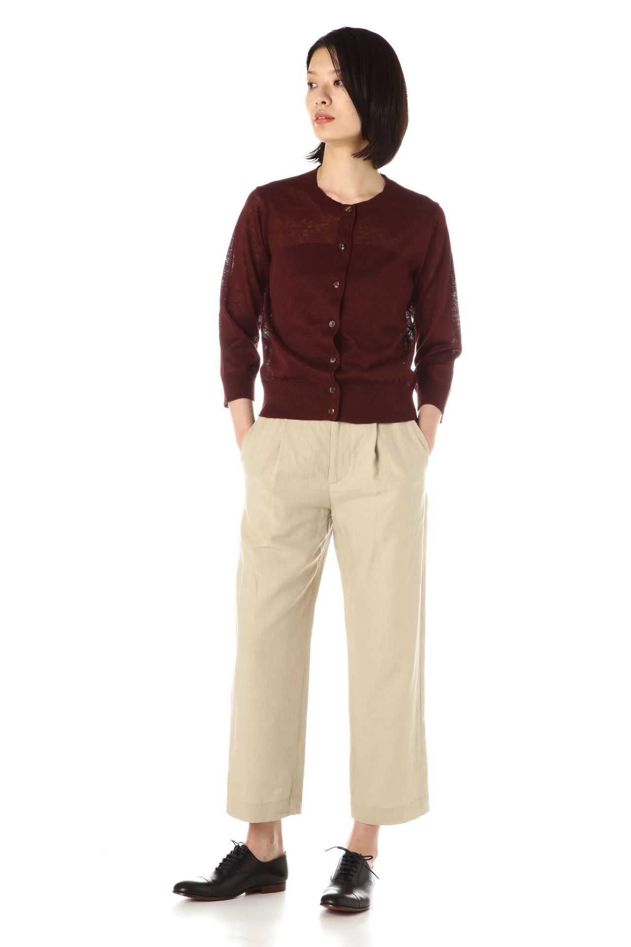 SUPERFINE LINEN CARDIGAN