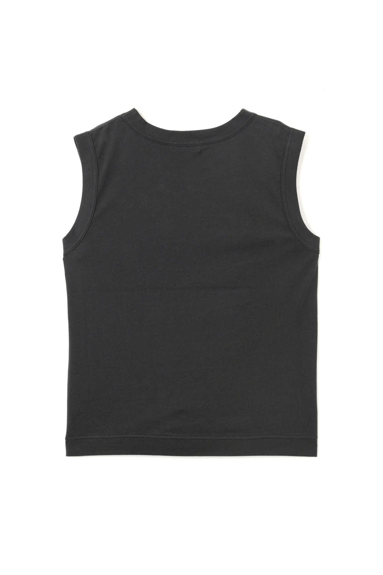 COTTON LINEN SLEEVELESS JERSEY