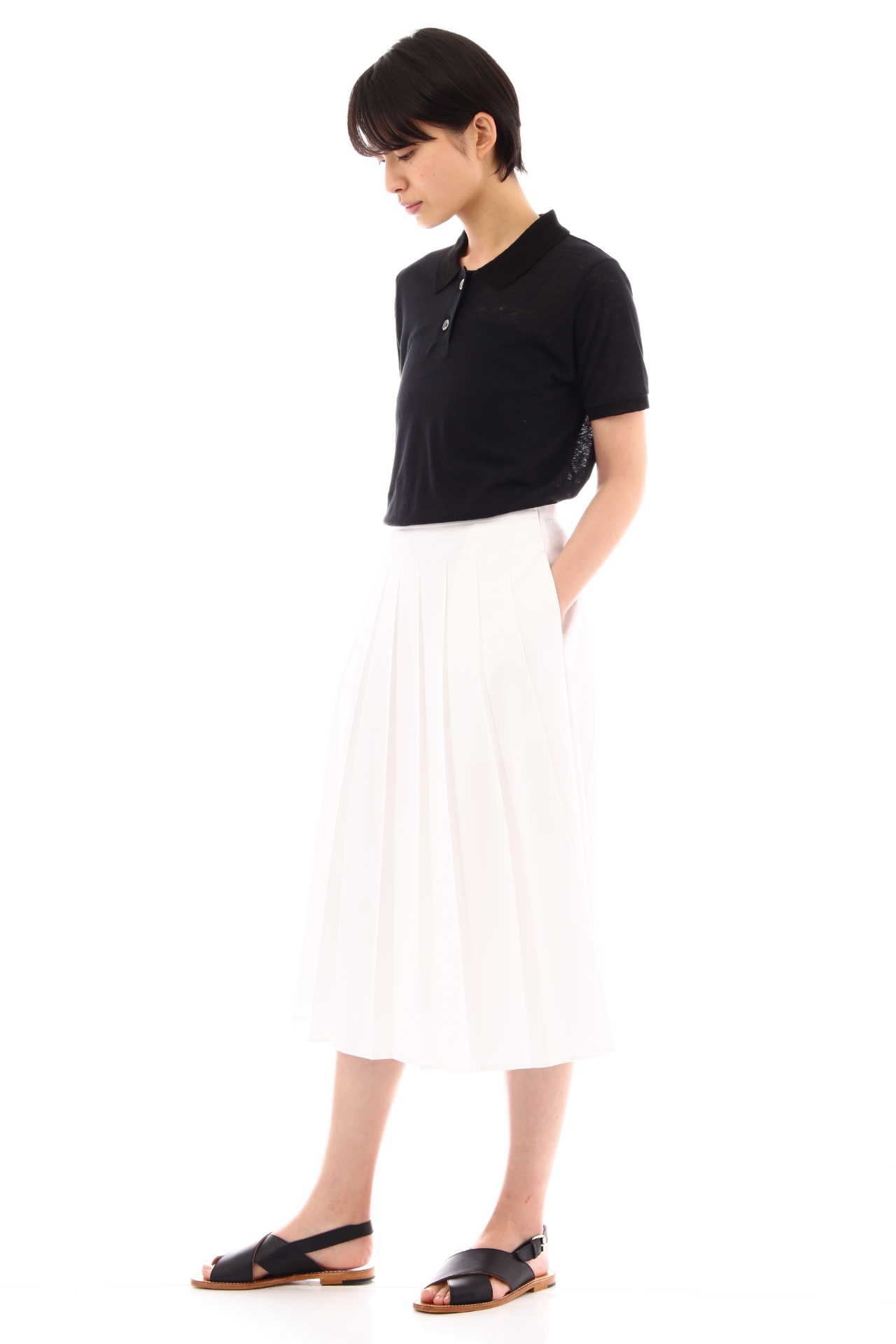 LINEN JERSEY POLO