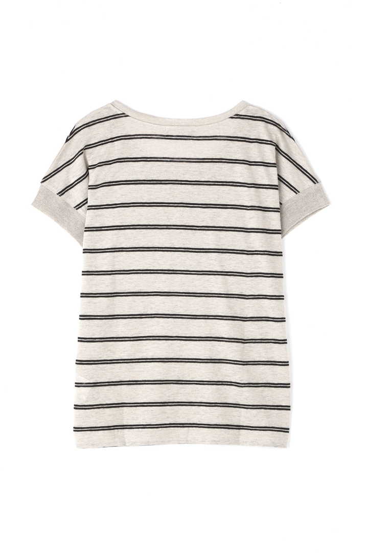 STRIPE LINEN JERSEY