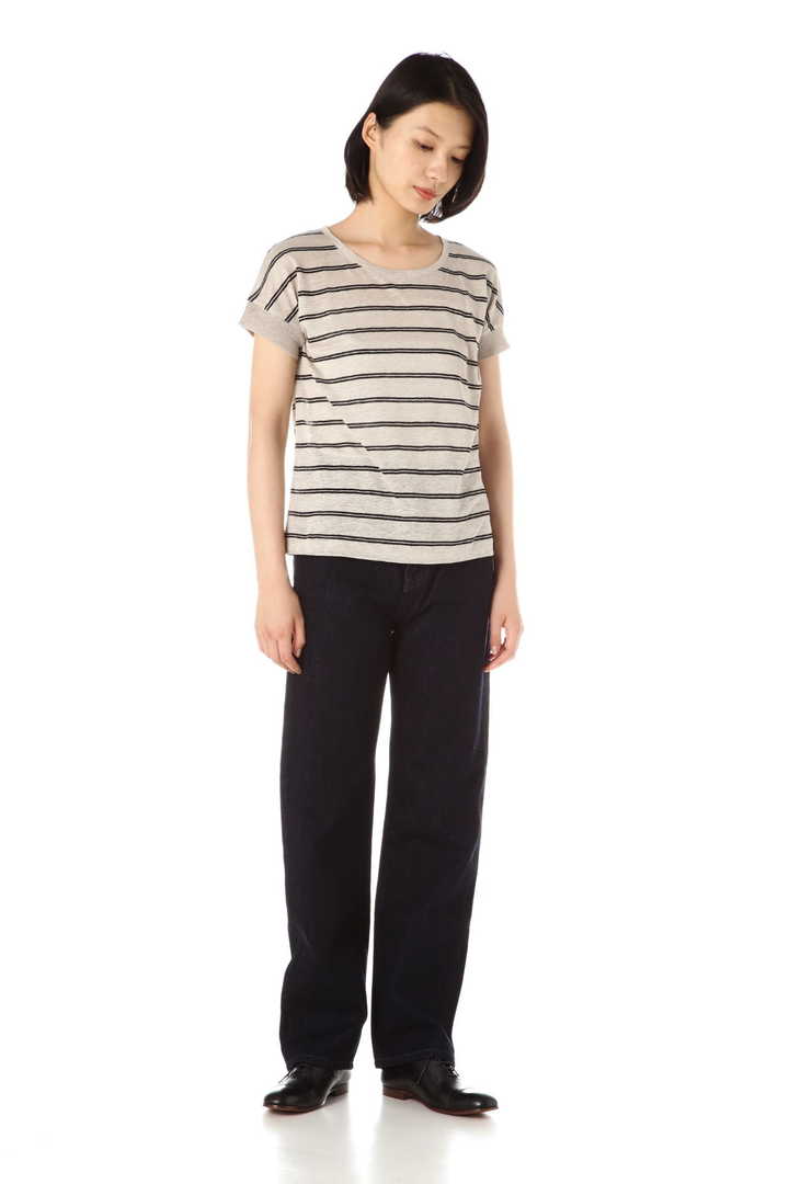 STRIPE LINEN JERSEY