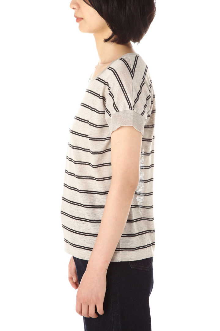 STRIPE LINEN JERSEY