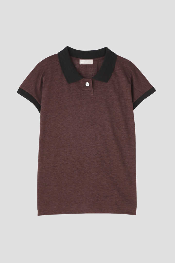 LINEN JERSEY POLO