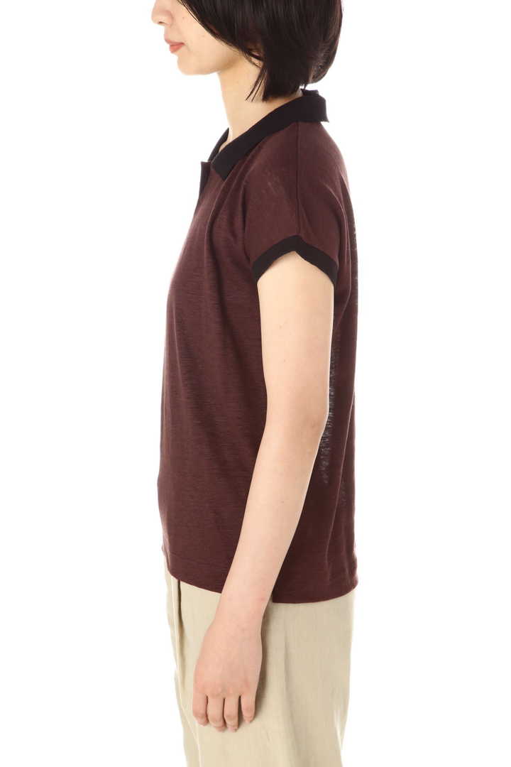 LINEN JERSEY POLO