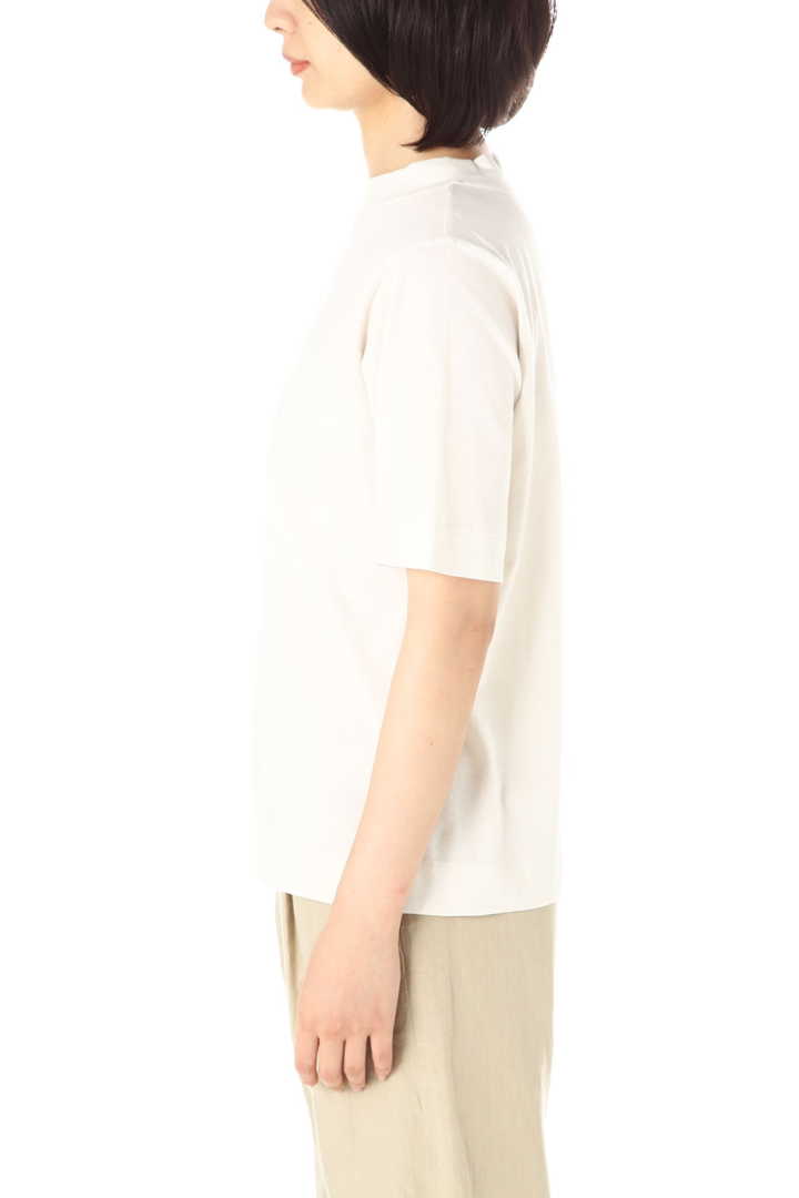 COTTON HIGH NECK T