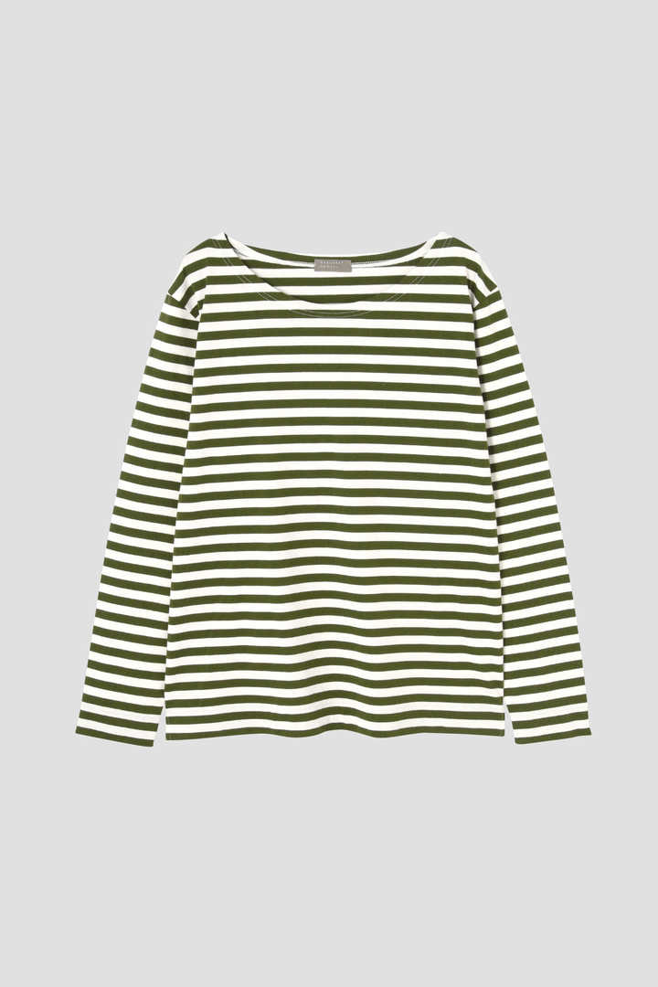 LONG SLEEVE EVEN STRIPED T-SHIRT